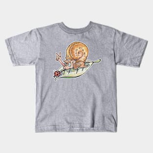 Imposter... Squirrel Snail Kids T-Shirt